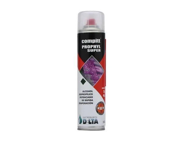 &uu ALCOHOL ISOPROPLICO DE ALTA PUREZA 440CC AEROSOL DELTA (610131)